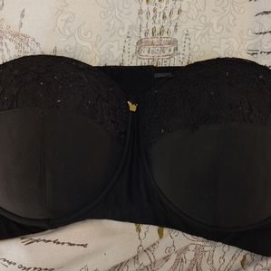 Butterfly Black removal strapless Bra